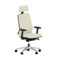 Fauteuil de bureau Léandre Manager - cuir - appui-tête - translation d'assise