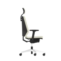 Fauteuil de bureau Léandre Manager - cuir - appui-tête - translation d'assise