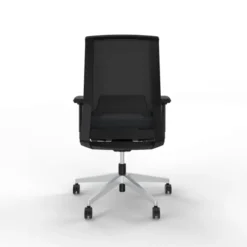 Fauteuil de bureau Léandre Manager - assise tissu - dossier résille - translation d'assise