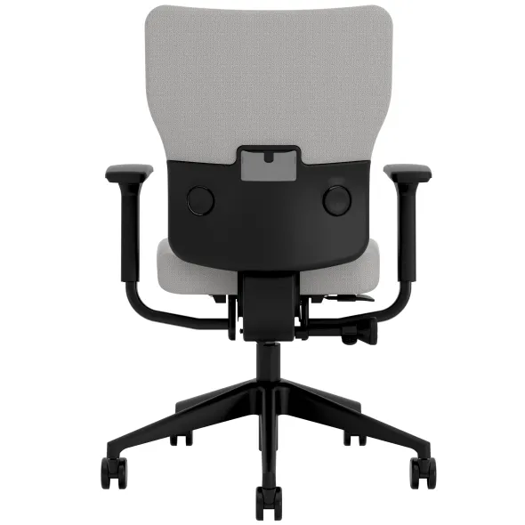Fauteuil de bureau Let's B - tissu - piétement noir