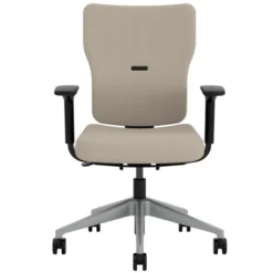Fauteuil de bureau Let's B - tissu - piétement gris