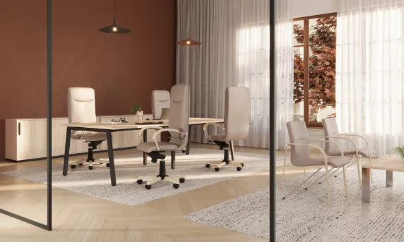 Fauteuil de bureau Nova - cuir