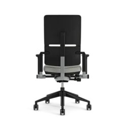 Fauteuil de bureau Please - tissu - piétement époxy - accoudoirs 3D