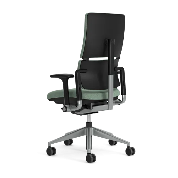 Fauteuil de bureau Please - tissu - piétement époxy - accoudoirs 4D