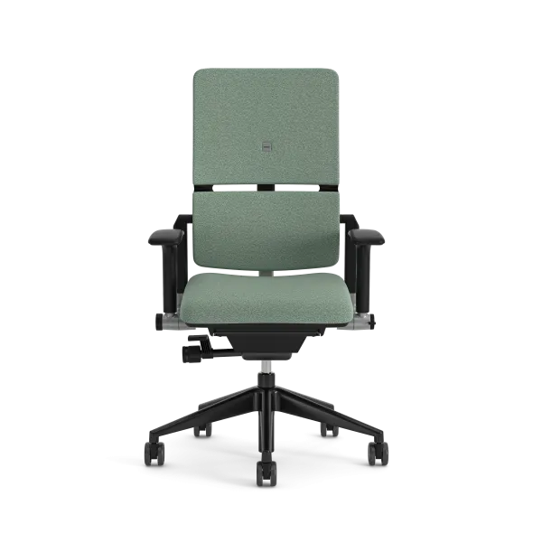 Fauteuil de bureau Please - tissu - piétement époxy - accoudoirs 4D