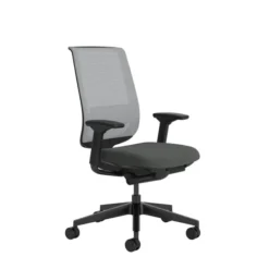 Fauteuil de bureau Reply Air - assise tissu - dossier résille