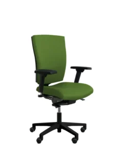 Fauteuil de bureau Reva Plus - tissu - piètement noir