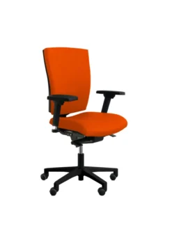 Fauteuil de bureau Reva Plus - tissu - piètement noir