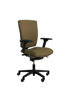 Fauteuil de bureau Reva Plus - tissu - piètement noir