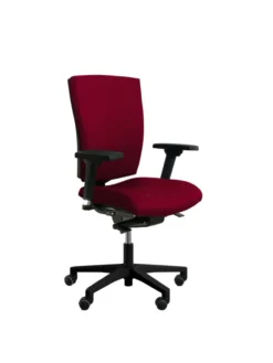 Fauteuil de bureau Reva Plus - tissu - piètement noir
