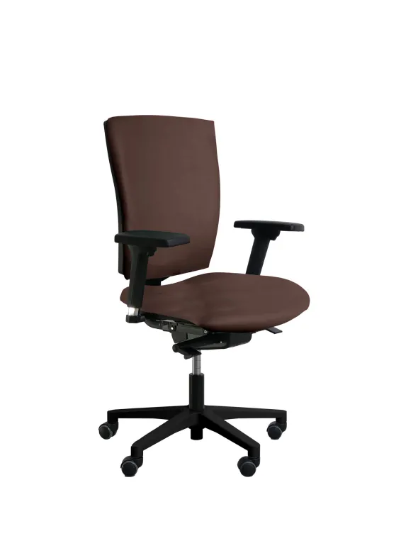 Fauteuil de bureau Reva Plus - textile enduit - piètement noir
