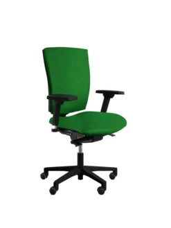 Fauteuil de bureau Reva Plus - textile enduit - piètement noir