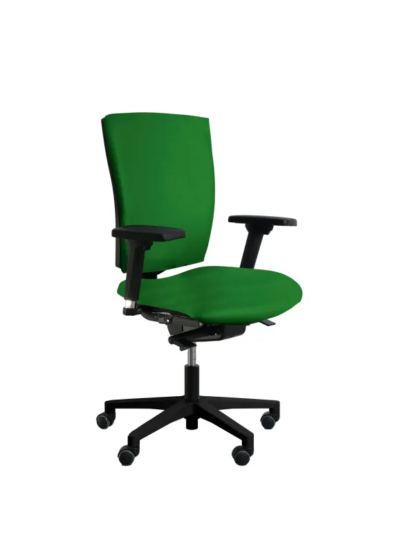 Fauteuil de bureau Reva Plus - textile enduit - piètement noir