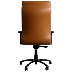Fauteuil de bureau Sonata - cuir - piétement noir