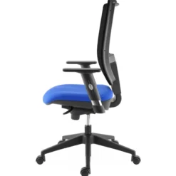 Fauteuil de bureau Tertio - assise tissu - dossier résille