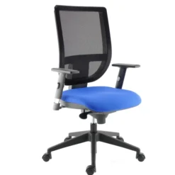 Fauteuil de bureau Tertio - assise tissu - dossier résille