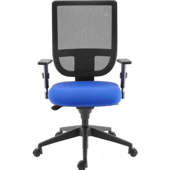 Fauteuil de bureau Tertio - assise tissu - dossier résille