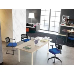 Fauteuil de bureau Tertio S - assise tissu - dossier résille
