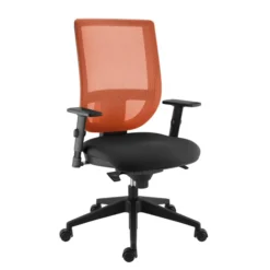 Fauteuil de bureau Tertio S - assise tissu - dossier résille