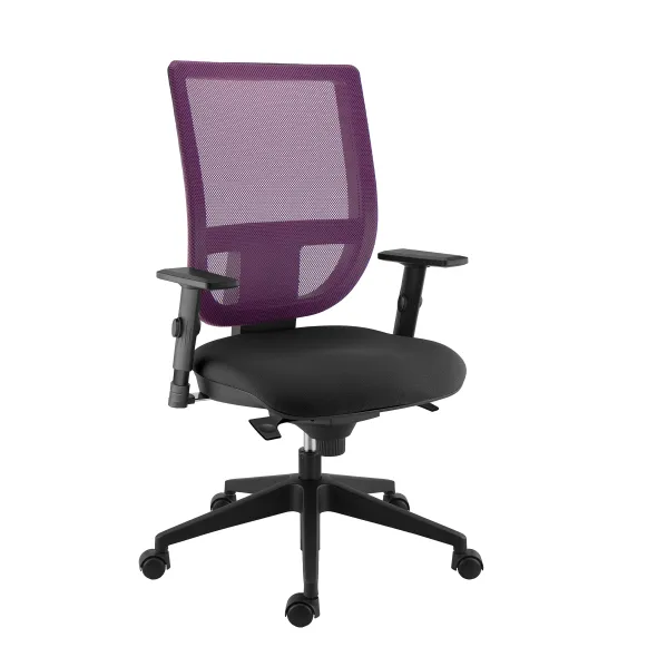 Fauteuil de bureau Tertio S - assise tissu - dossier résille