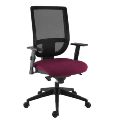 Fauteuil de bureau Tertio S - assise tissu - dossier résille
