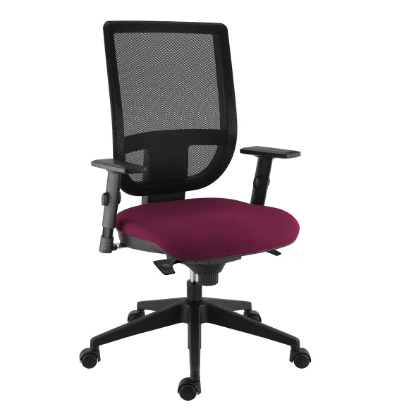 Fauteuil de bureau Tertio S - assise tissu - dossier résille