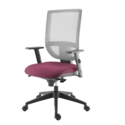 Fauteuil de bureau Tertio S - assise tissu - dossier résille