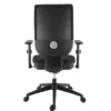 Fauteuil de bureau Tertio S - tissu gris anthracite 172 - roulette pour sol dur