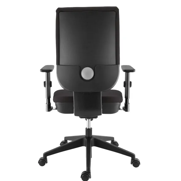 Fauteuil de bureau Tertio S - tissu gris anthracite 172 - roulette pour sol dur