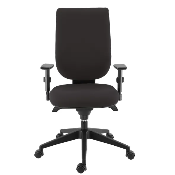 Fauteuil de bureau Tertio S - tissu gris anthracite 172 - roulette pour sol dur