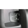 Fauteuil de bureau Vita - assise tissu noir dossier résille dossier résille noir - roulette sol dur