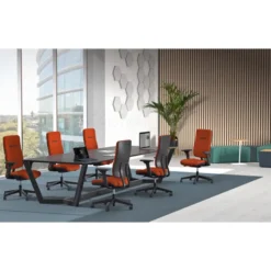 Fauteuil de bureau WI-MAX - tissu - structure noire