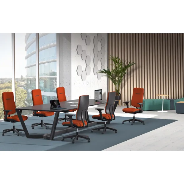 Fauteuil de bureau WI-MAX - tissu - structure noire