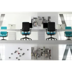 Fauteuil de bureau WI-MAX - tissu - structure noire