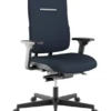 Fauteuil de bureau WI MAX - tissu bleu nuit STEP mélange SMN - structure noire