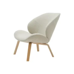 Fauteuil Eden - textile enduit - piétement bois