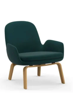 Fauteuil Era - tissu - piétement bois