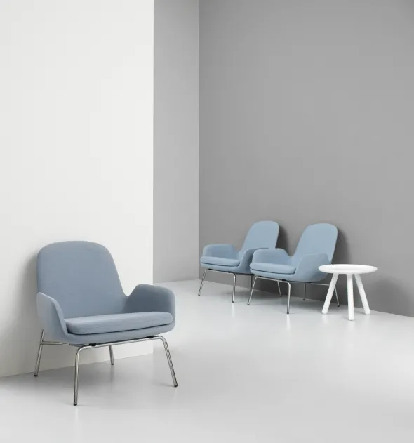 Fauteuil Era - tissu - piétement métal