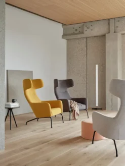 Fauteuil haut dossier Havana - tissu