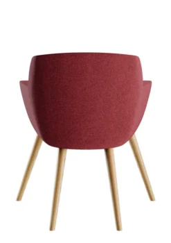 Fauteuil Kalys - tissu - 4 pieds hêtre