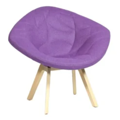 Fauteuil Karina - tissu - piétement hêtre massif