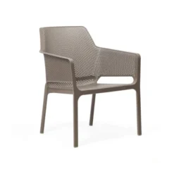 Fauteuil Net - structure en polypropylène anti UV - lot de 4 - empilable