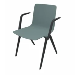 Fauteuil 4 pieds Break - coque plastique - piétement polyamide