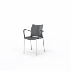 Fauteuil 4 pieds Hola époxy - piètement chrome - polypropylène