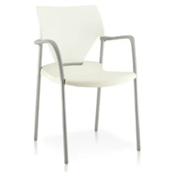 Fauteuil 4 pieds Ioko - polypropylène - sans placet - piétement époxy - empilable
