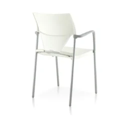 Fauteuil 4 pieds Ioko - polypropylène - sans placet - piétement époxy - empilable