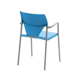 Fauteuil 4 pieds Ioko - polypropylène - sans placet - piétement époxy - empilable