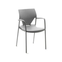 Fauteuil 4 pieds Ioko - polypropylène - sans placet - piétement époxy - empilable