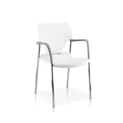 Fauteuil 4 pieds Ioko - polypropylène - sans placet - piétement chrome - empilable
