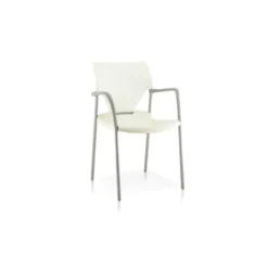 Fauteuil 4 pieds Ioko - polypropylène - sans placet - piétement époxy - empilable et accrochable